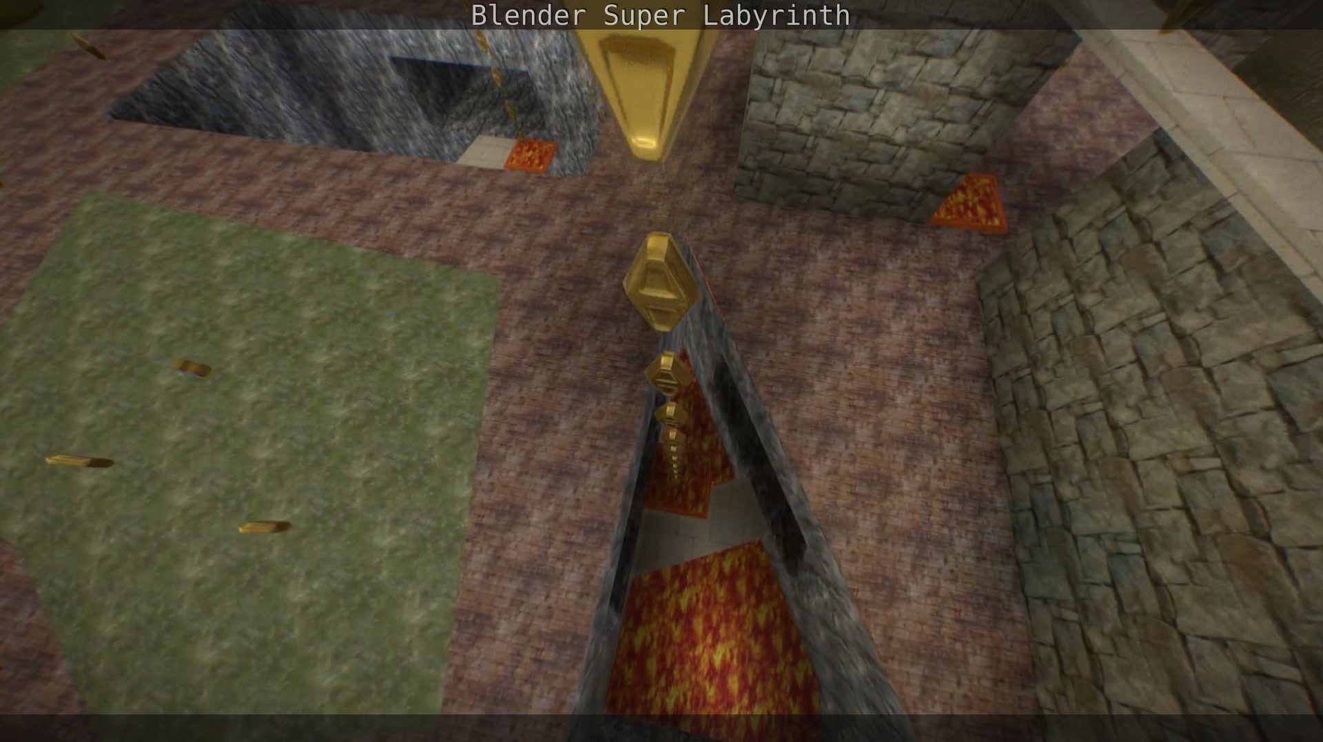 Blender Super Labyrinth Blender Game Engine Free low-poly 3D model_85