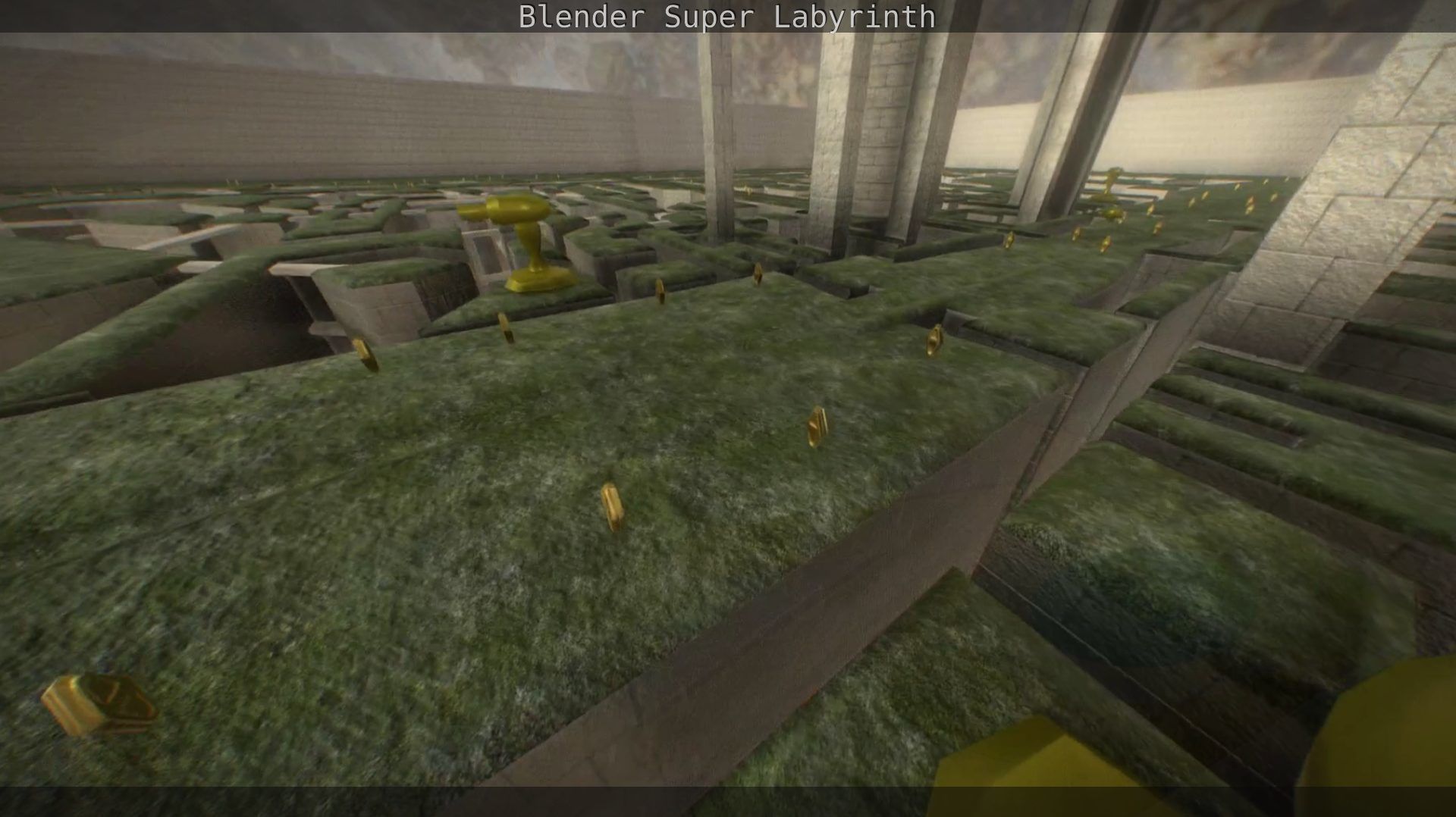 Blender Super Labyrinth Blender Game Engine Free low-poly 3D model_136