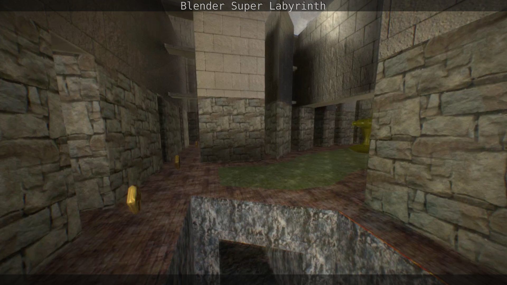 Blender Super Labyrinth Blender Game Engine Free low-poly 3D model_34