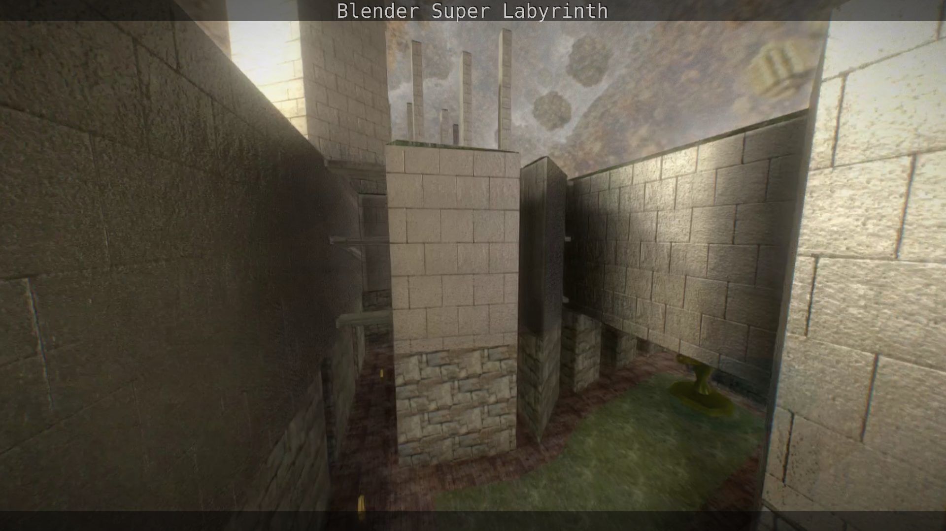 Blender Super Labyrinth Blender Game Engine Free low-poly 3D model_29