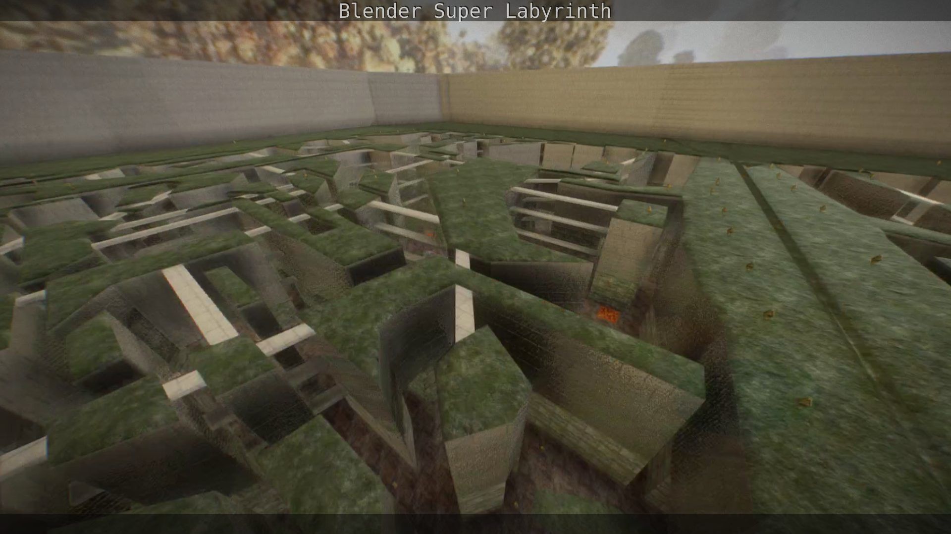 Blender Super Labyrinth Blender Game Engine Free low-poly 3D model_120