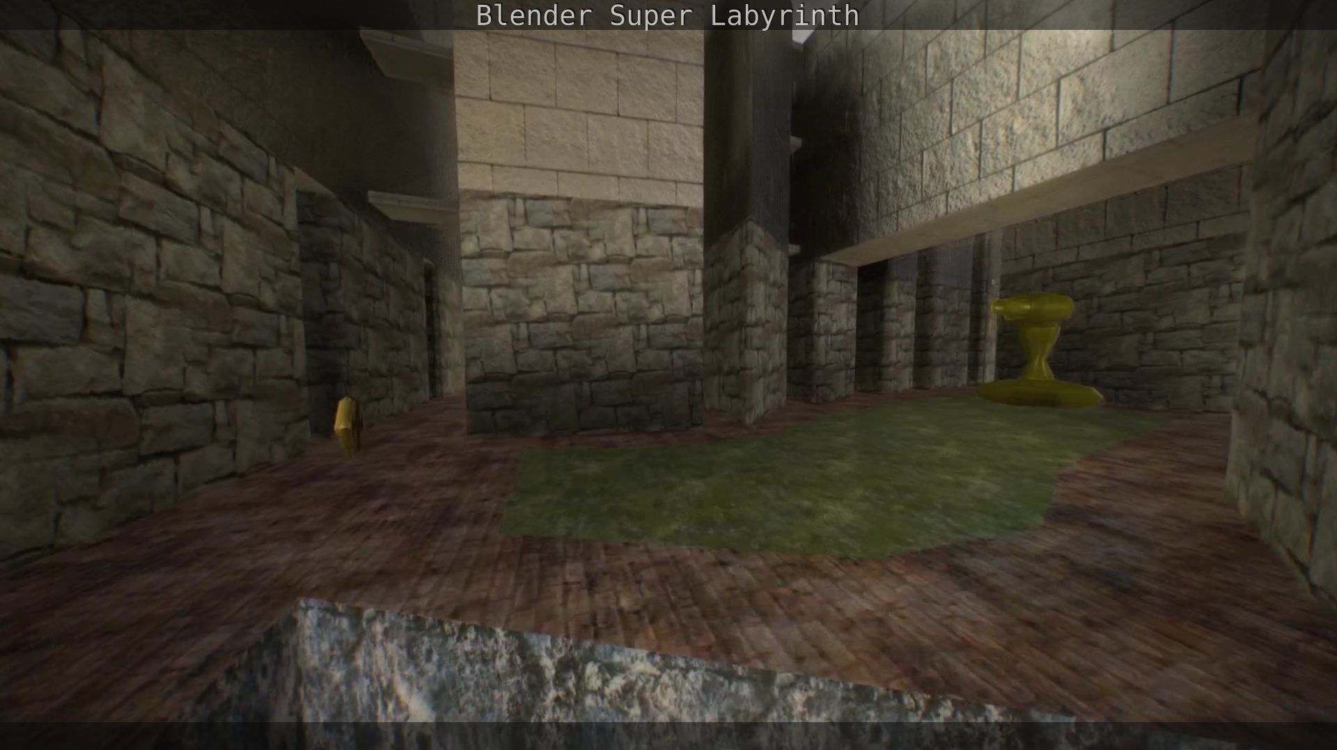 Blender Super Labyrinth Blender Game Engine Free low-poly 3D model_33