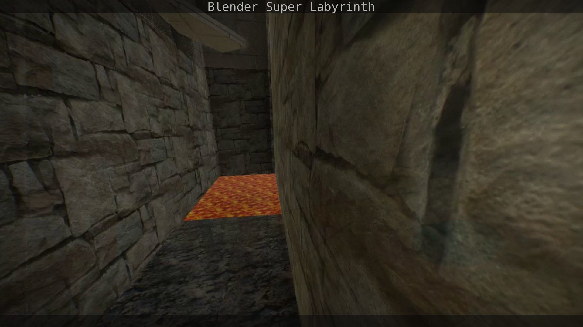 Blender Super Labyrinth Blender Game Engine Free low-poly 3D model_103