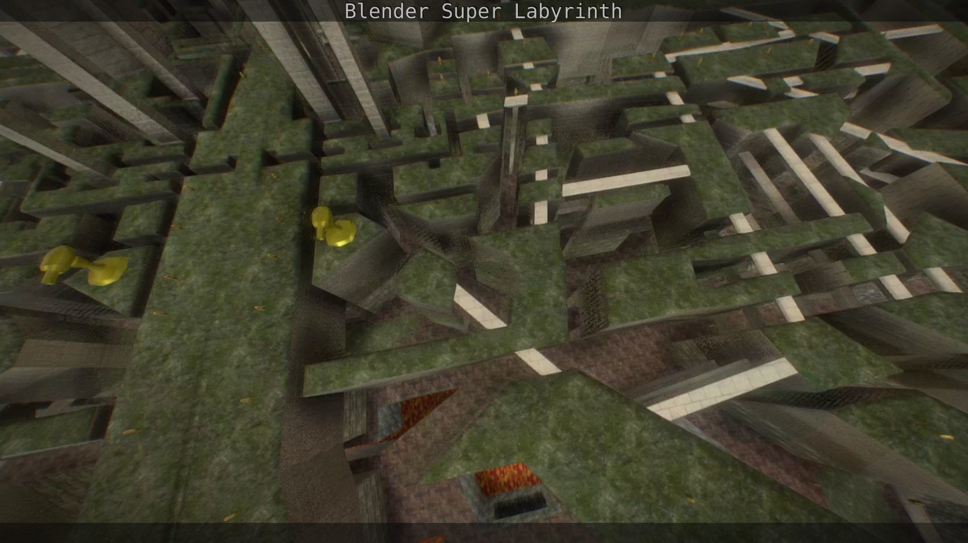 Blender Super Labyrinth Blender Game Engine Free low-poly 3D model_130
