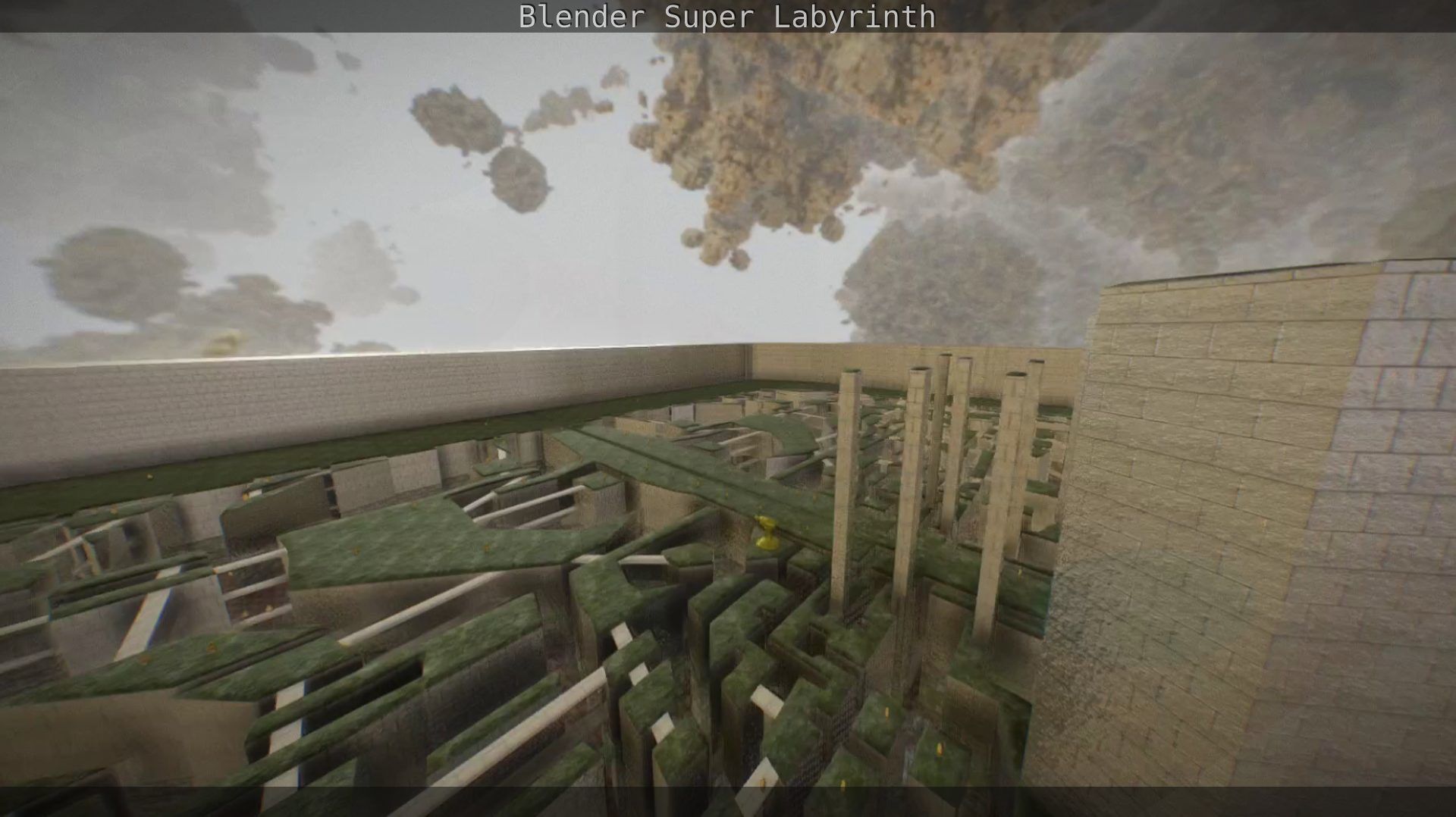 Blender Super Labyrinth Blender Game Engine Free low-poly 3D model_61