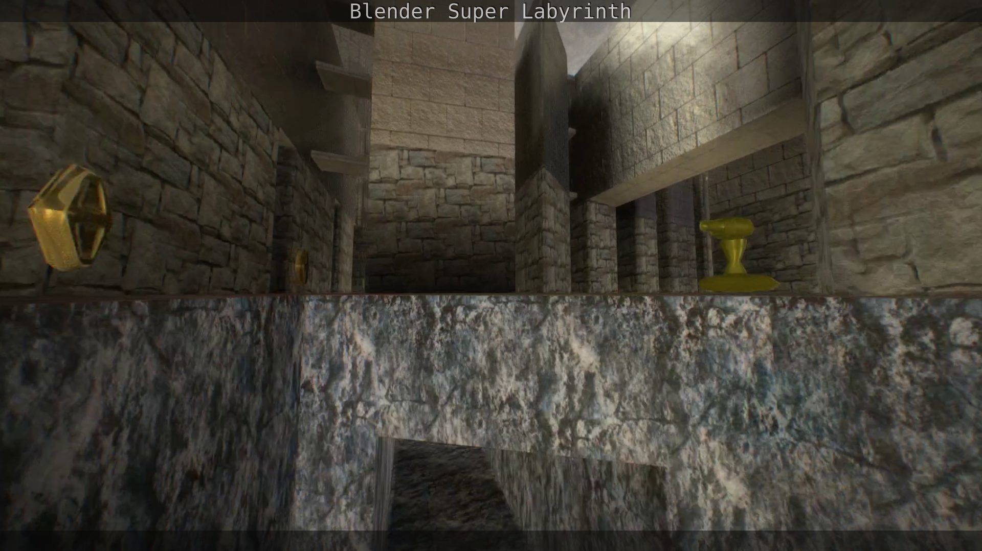 Blender Super Labyrinth Blender Game Engine Free low-poly 3D model_35