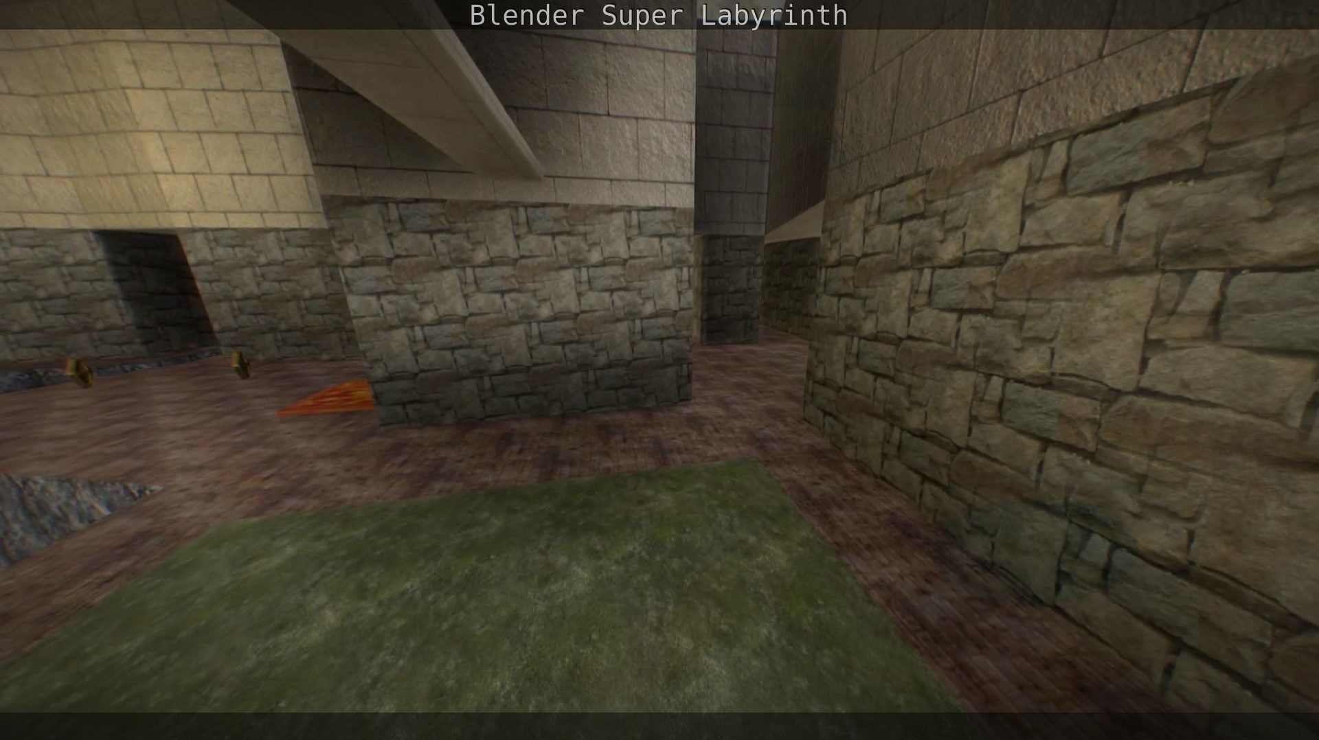 Blender Super Labyrinth Blender Game Engine Free low-poly 3D model_109