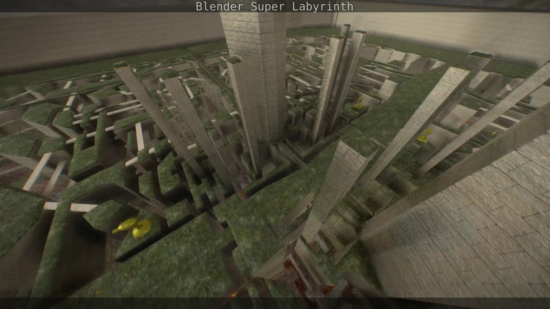 Blender Super Labyrinth Blender Game Engine Free low-poly 3D model_76