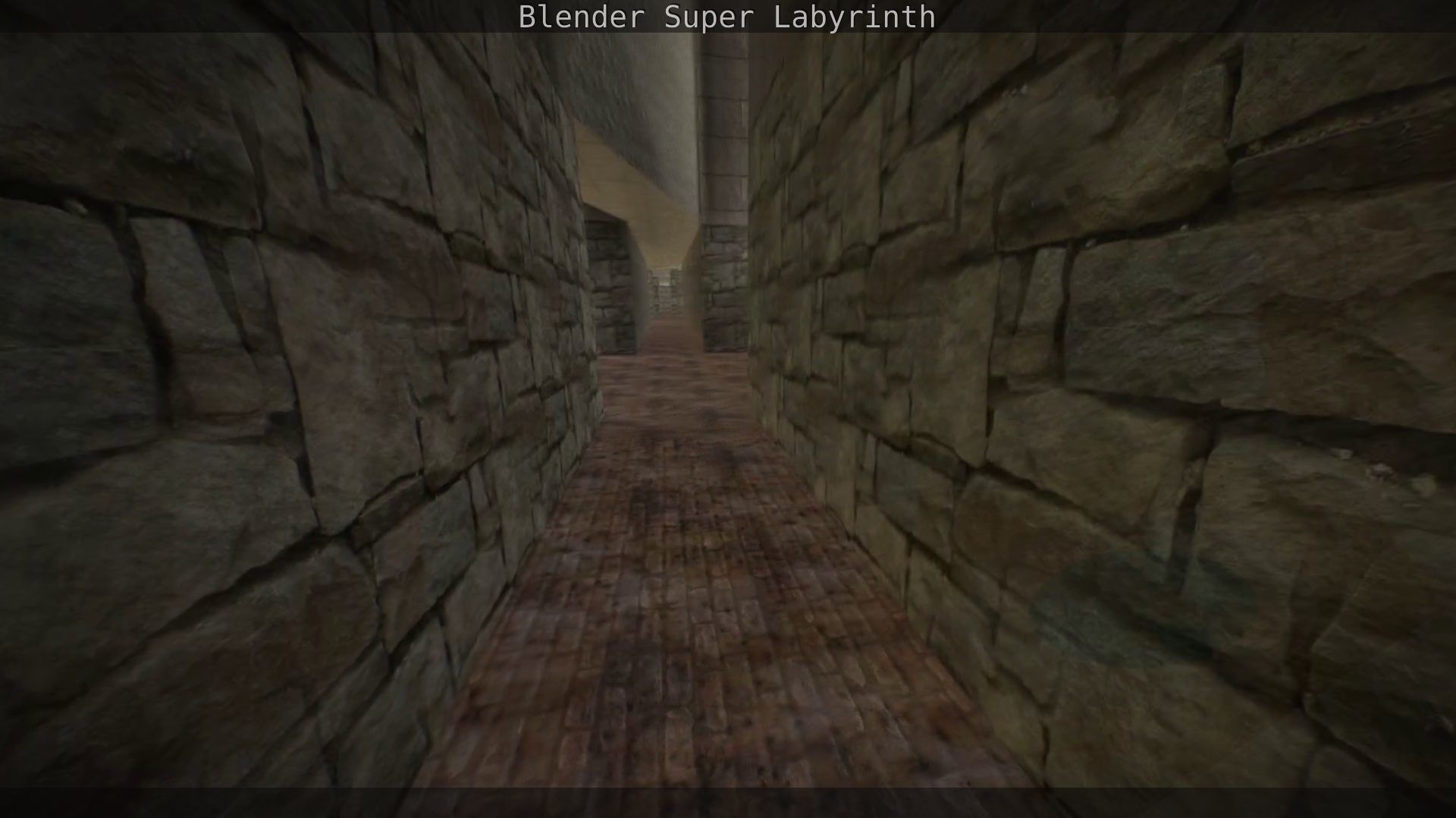 Blender Super Labyrinth Blender Game Engine Free low-poly 3D model_105
