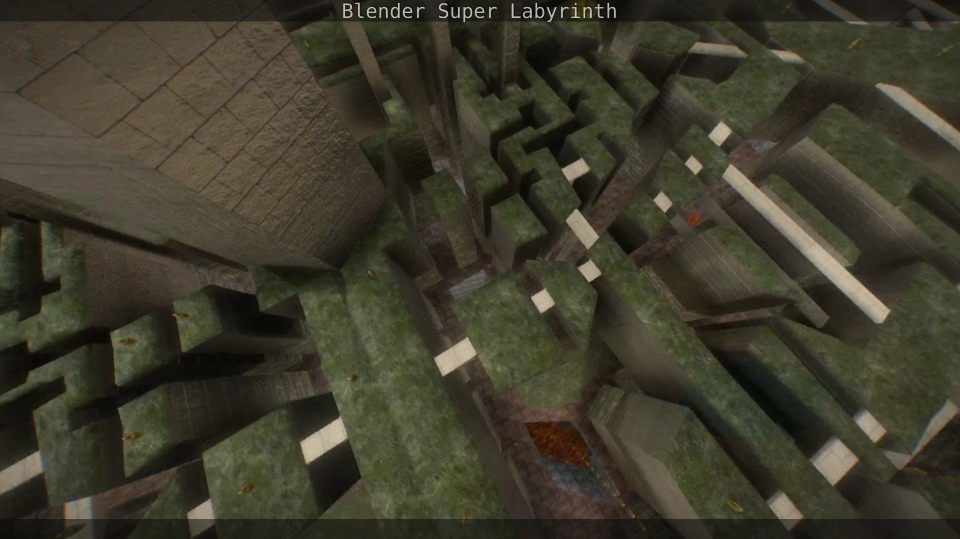 Blender Super Labyrinth Blender Game Engine Free low-poly 3D model_21