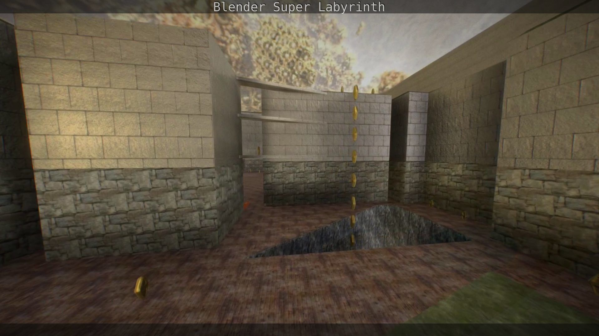 Blender Super Labyrinth Blender Game Engine Free low-poly 3D model_75