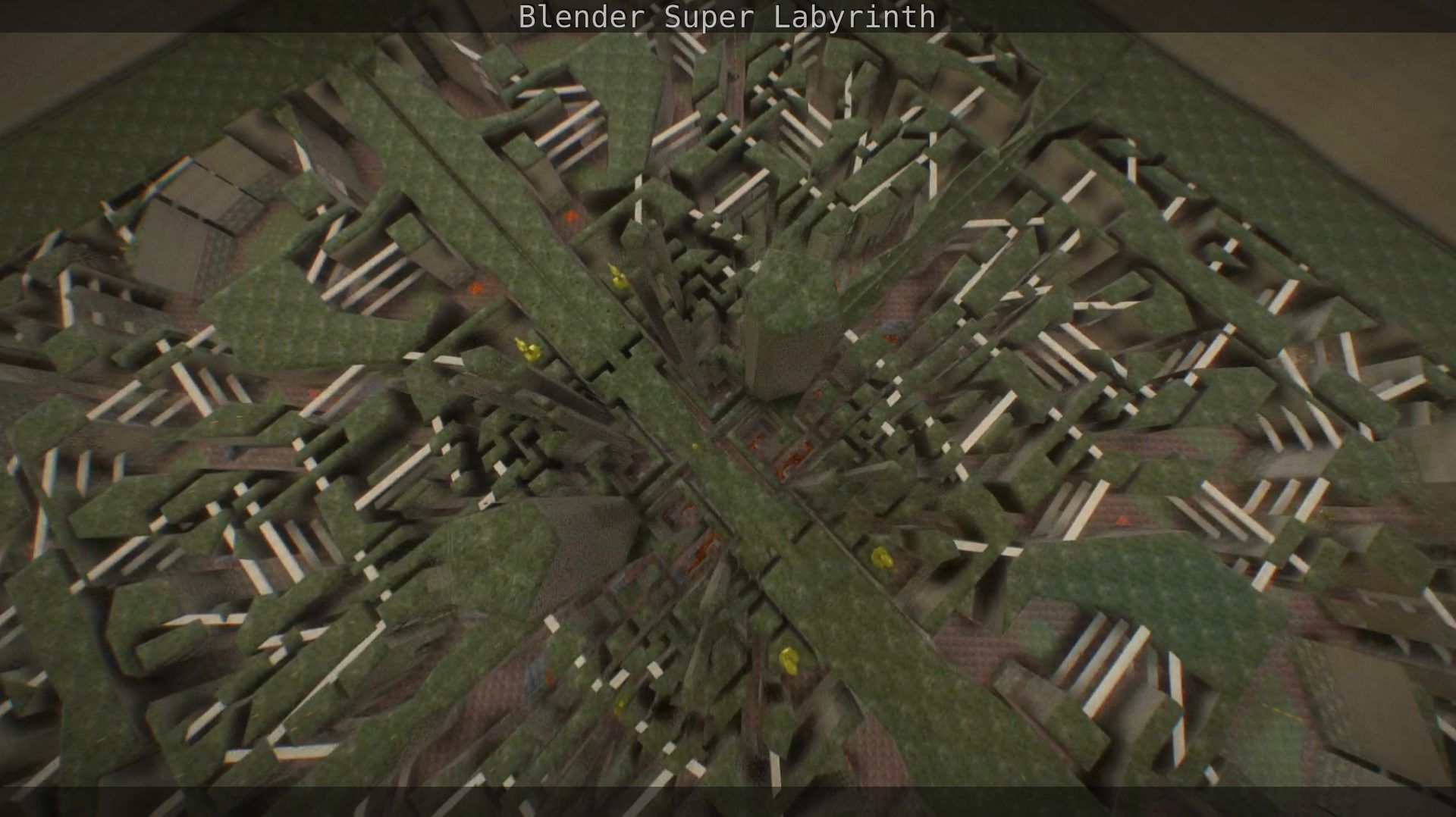 Blender Super Labyrinth Blender Game Engine Free low-poly 3D model_43