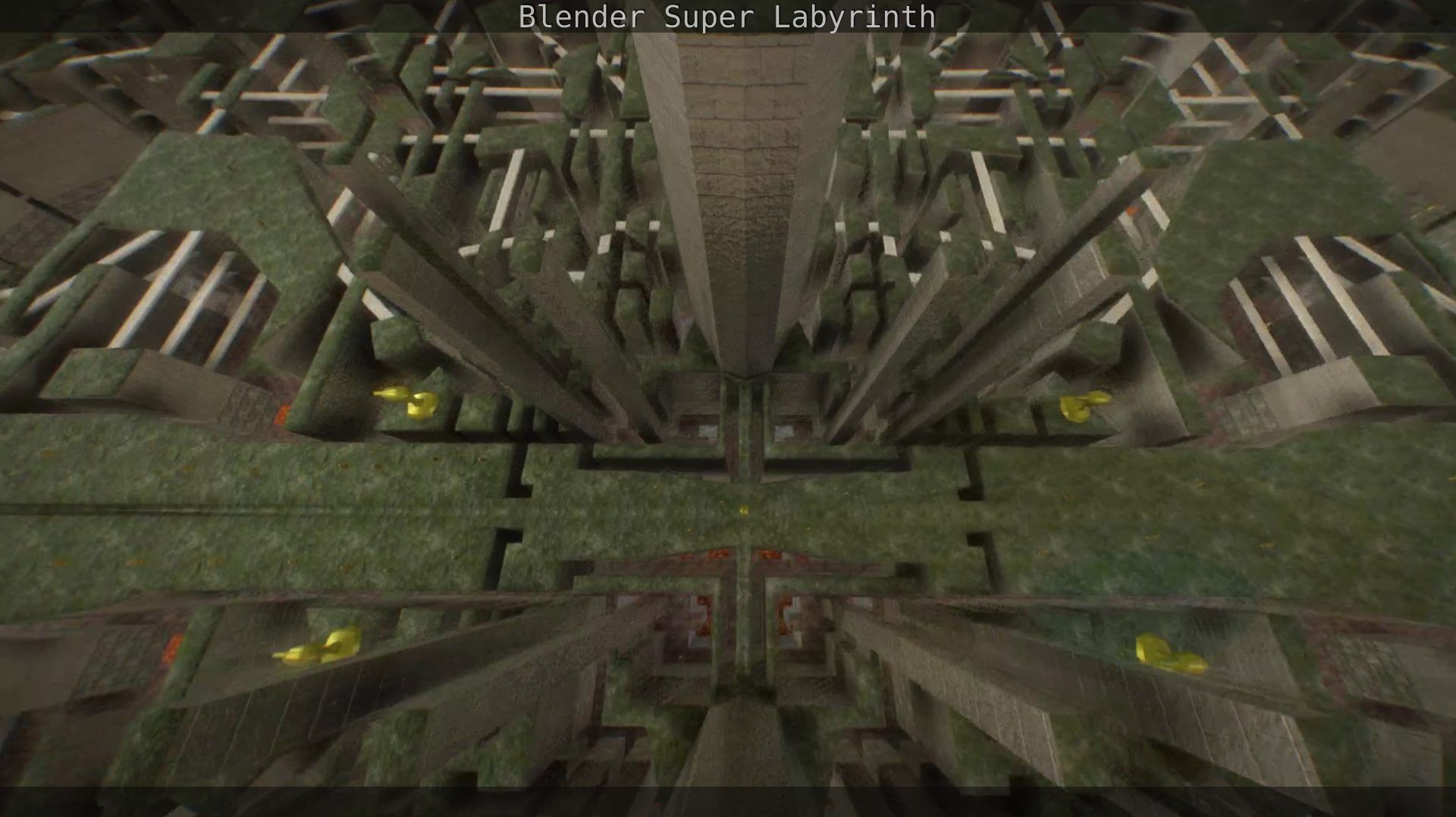 Blender Super Labyrinth Blender Game Engine Free low-poly 3D model_94