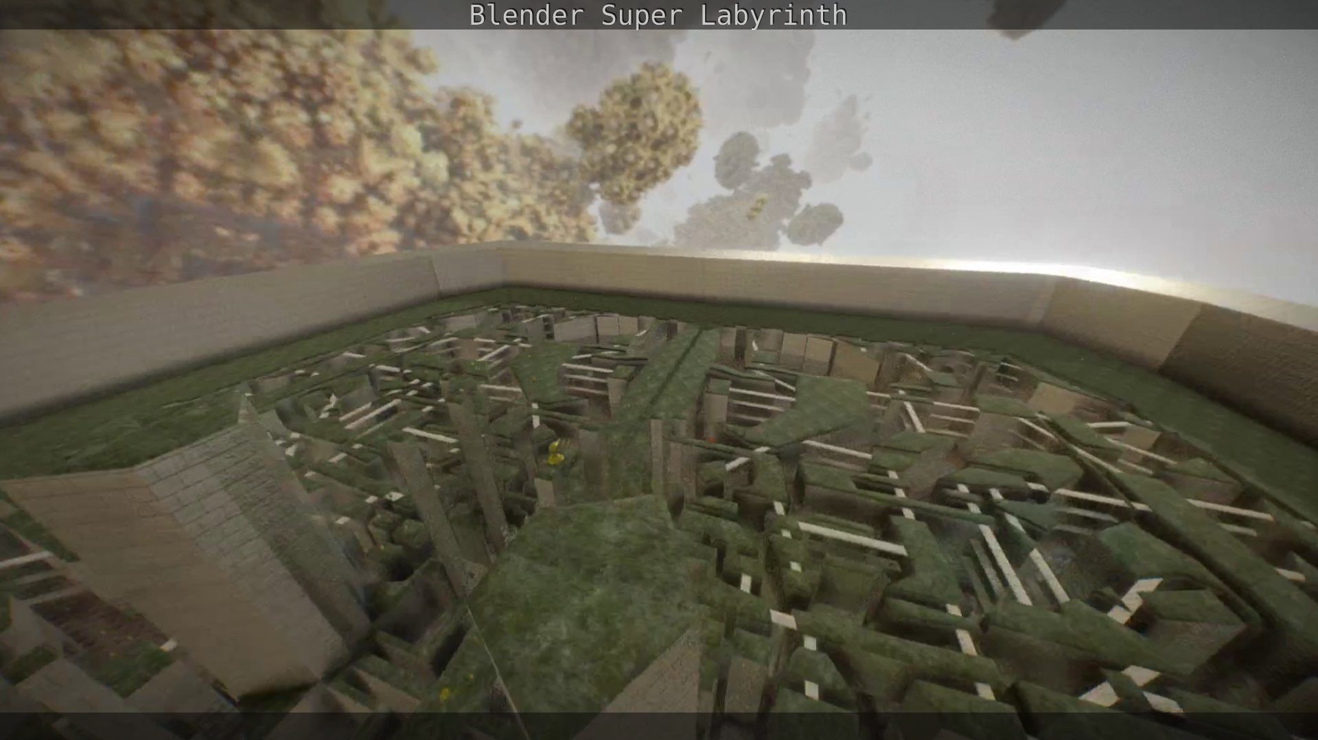 Blender Super Labyrinth Blender Game Engine Free low-poly 3D model_64