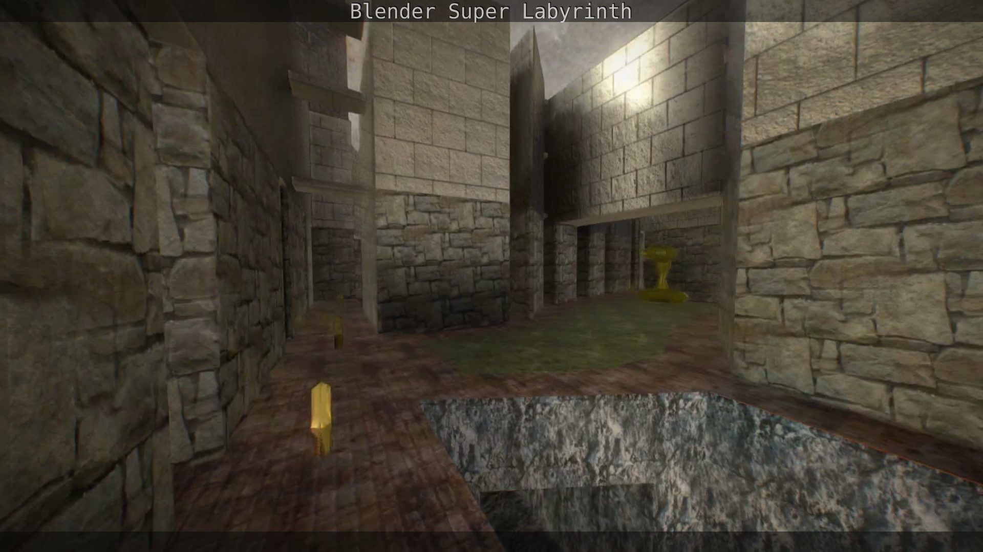 Blender Super Labyrinth Blender Game Engine Free low-poly 3D model_46