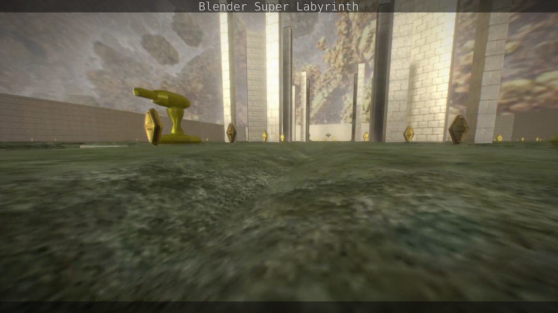 Blender Super Labyrinth Blender Game Engine Free low-poly 3D model_66