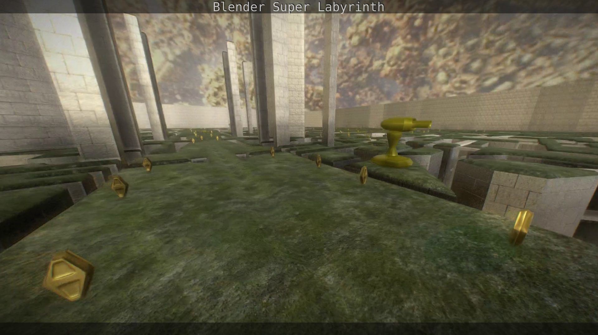 Blender Super Labyrinth Blender Game Engine Free low-poly 3D model_151
