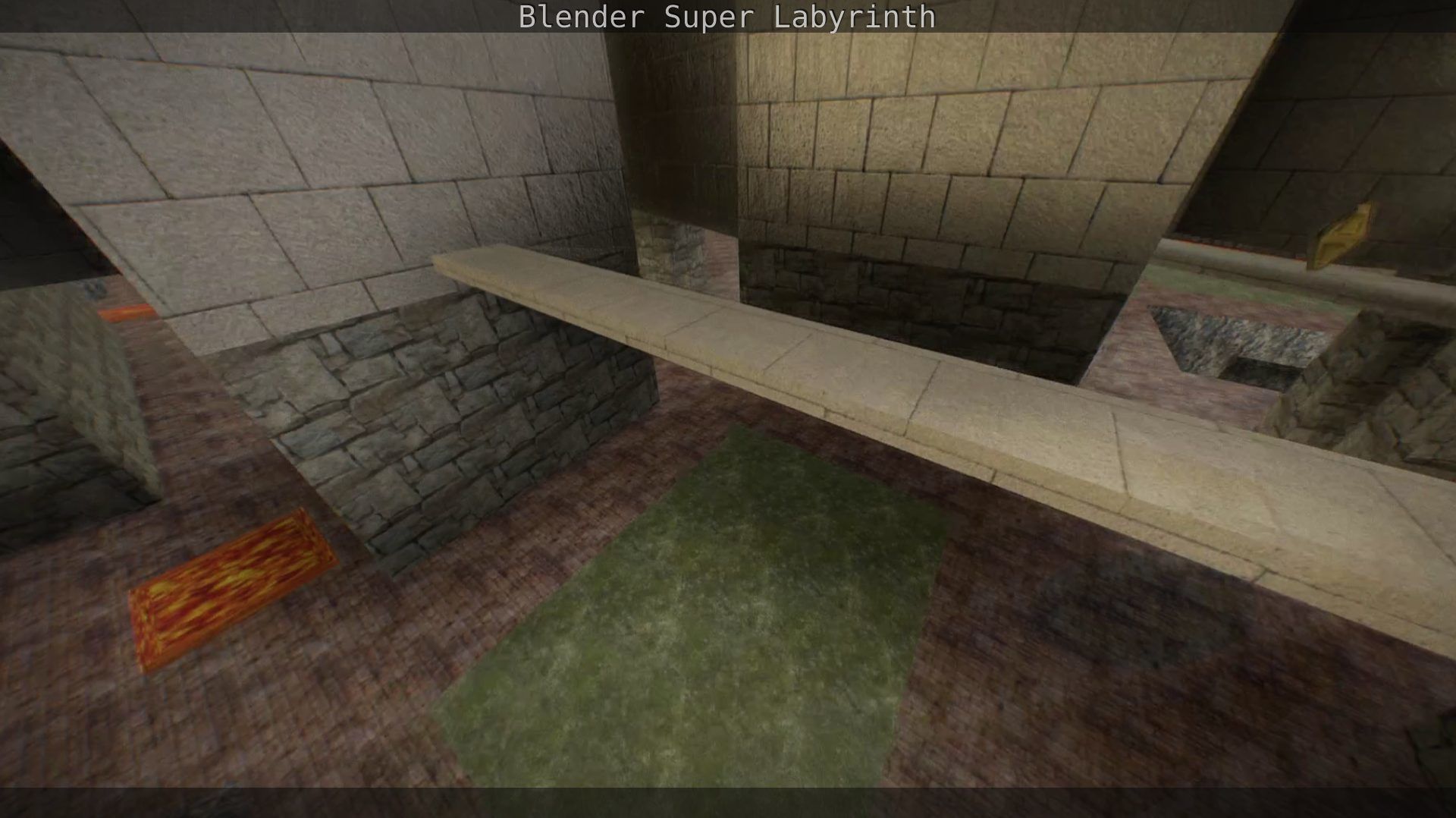 Blender Super Labyrinth Blender Game Engine Free low-poly 3D model_113