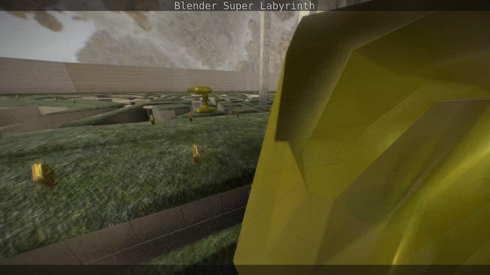 Blender Super Labyrinth Blender Game Engine Free low-poly 3D model_139