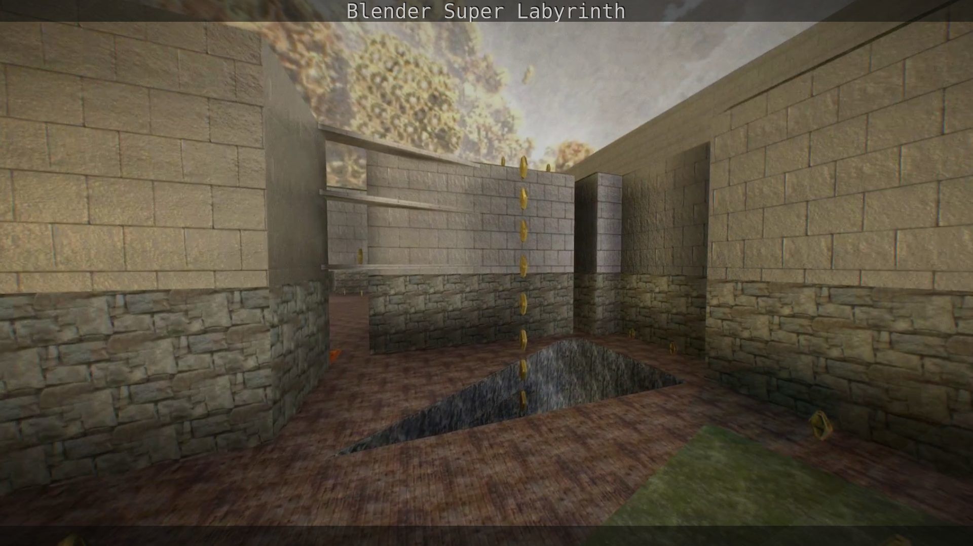Blender Super Labyrinth Blender Game Engine Free low-poly 3D model_81