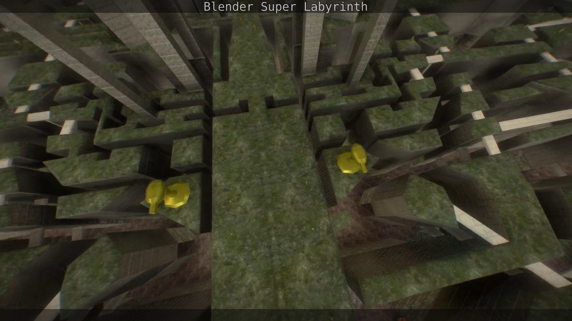 Blender Super Labyrinth Blender Game Engine Free low-poly 3D model_129
