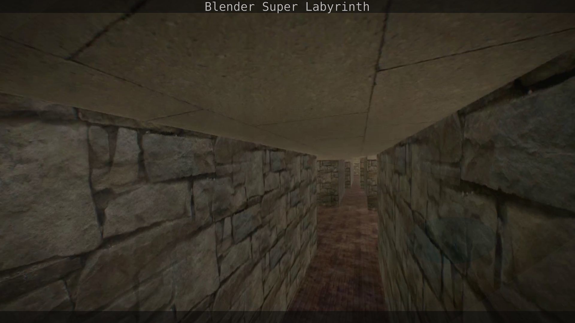 Blender Super Labyrinth Blender Game Engine Free low-poly 3D model_53