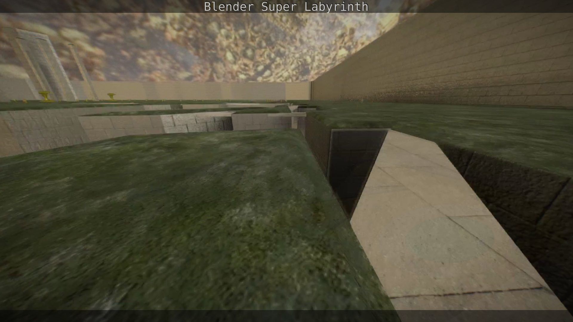 Blender Super Labyrinth Blender Game Engine Free low-poly 3D model_65