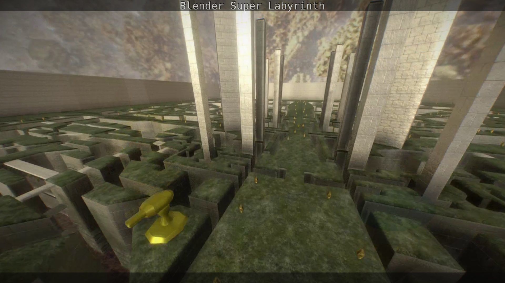 Blender Super Labyrinth Blender Game Engine Free low-poly 3D model_70