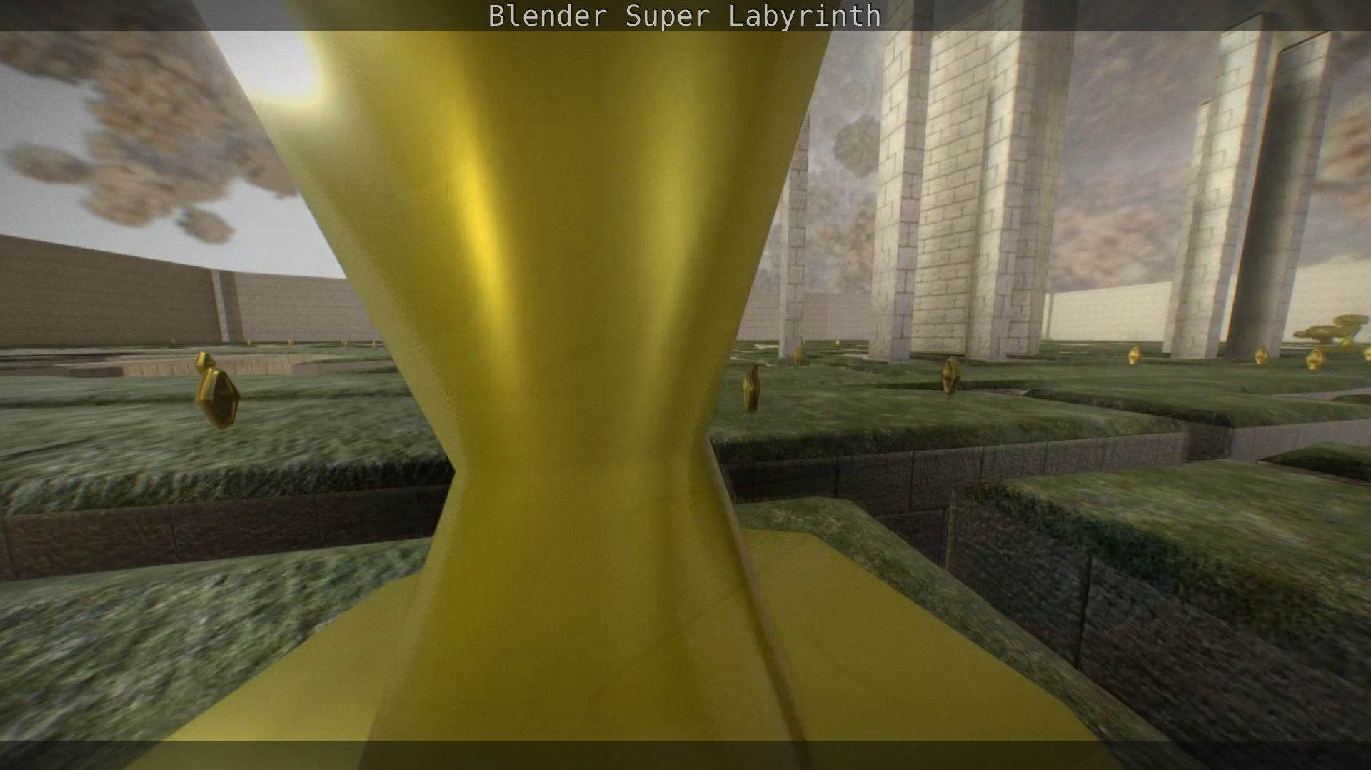 Blender Super Labyrinth Blender Game Engine Free low-poly 3D model_140