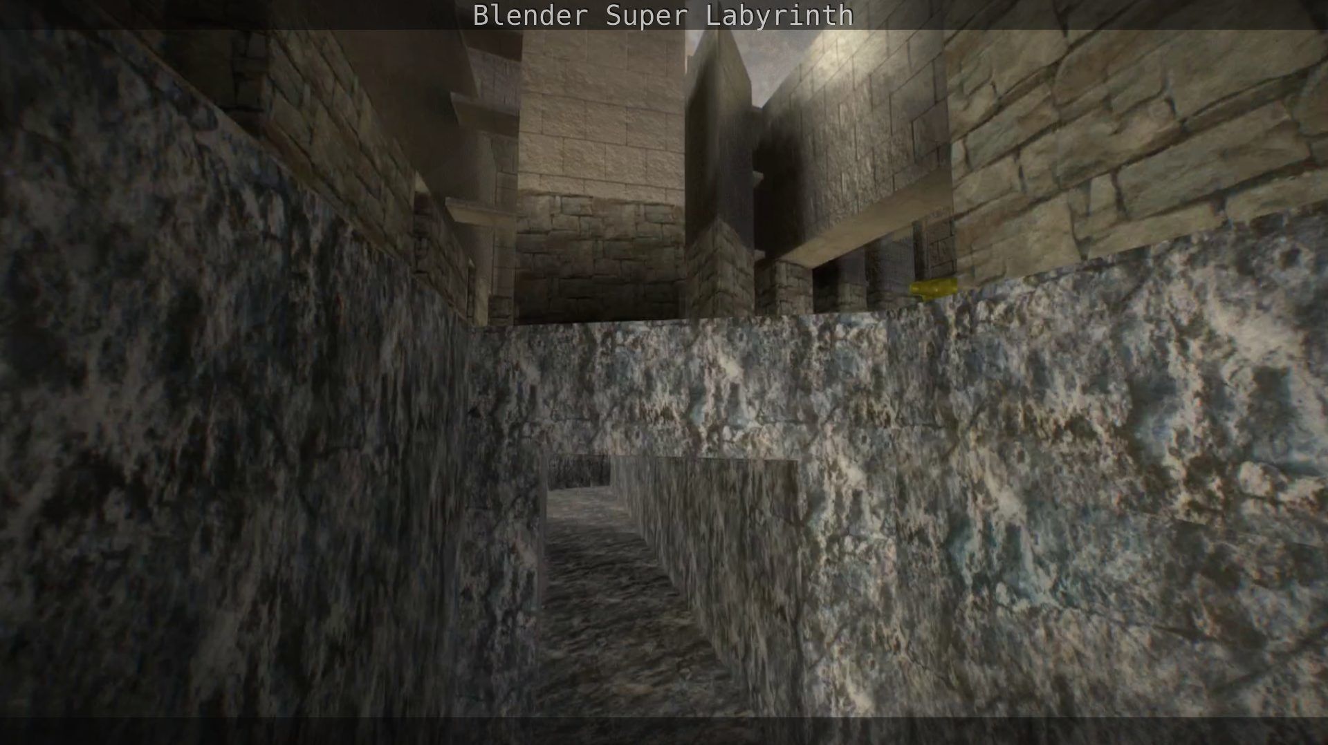 Blender Super Labyrinth Blender Game Engine Free low-poly 3D model_36