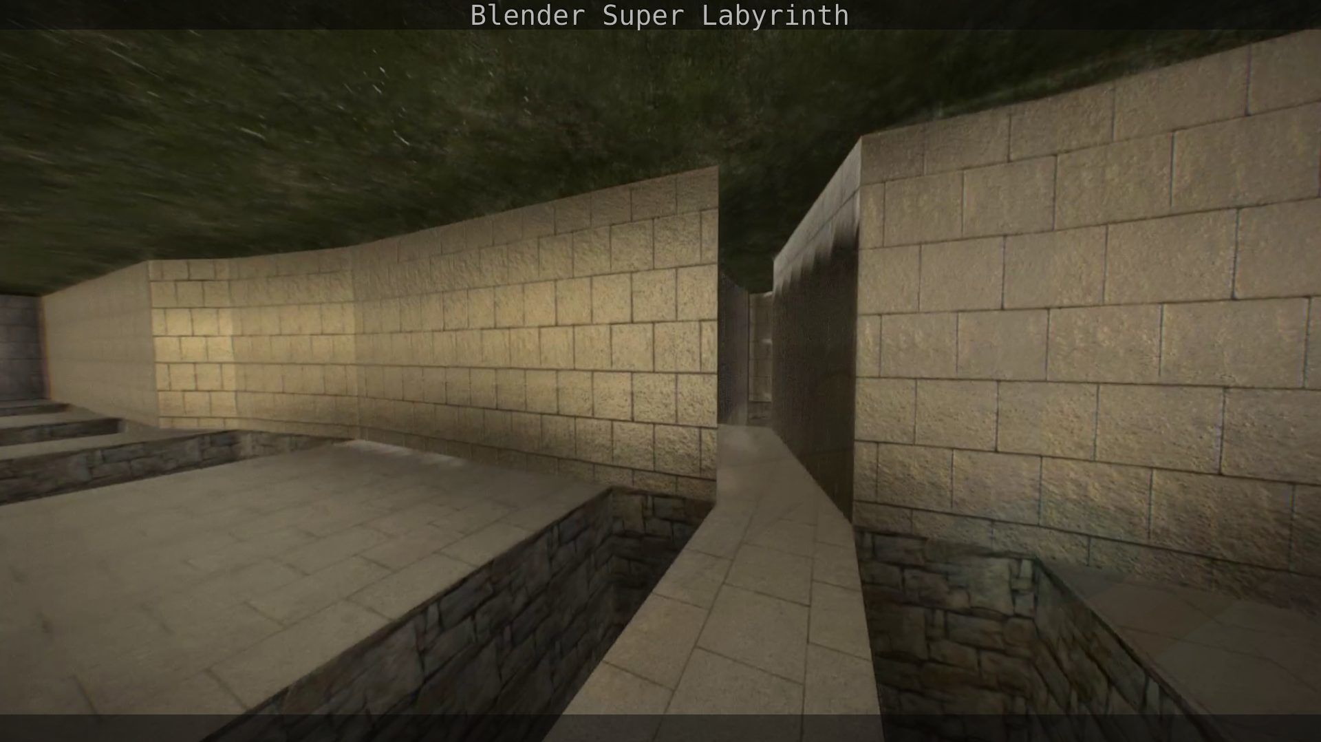 Blender Super Labyrinth Blender Game Engine Free low-poly 3D model_54