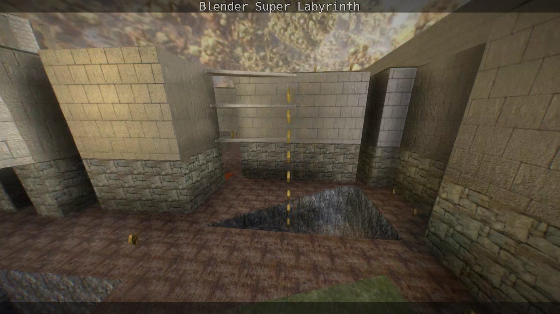 Blender Super Labyrinth Blender Game Engine Free low-poly 3D model_79