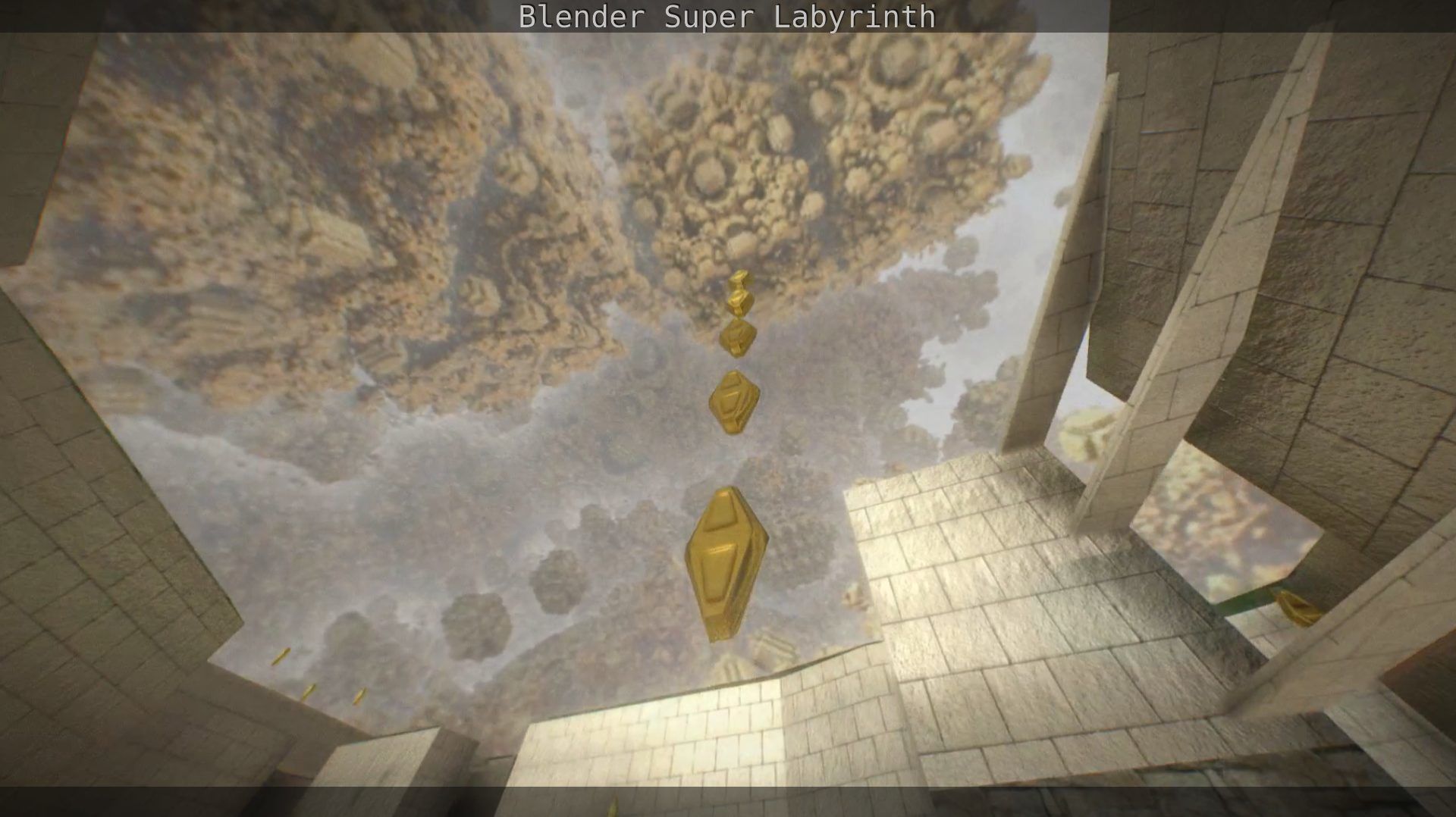 Blender Super Labyrinth Blender Game Engine Free low-poly 3D model_87