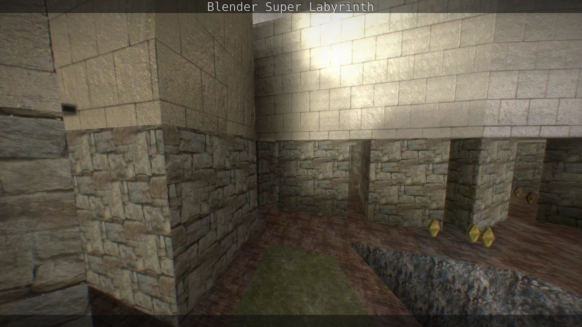 Blender Super Labyrinth Blender Game Engine Free low-poly 3D model_55