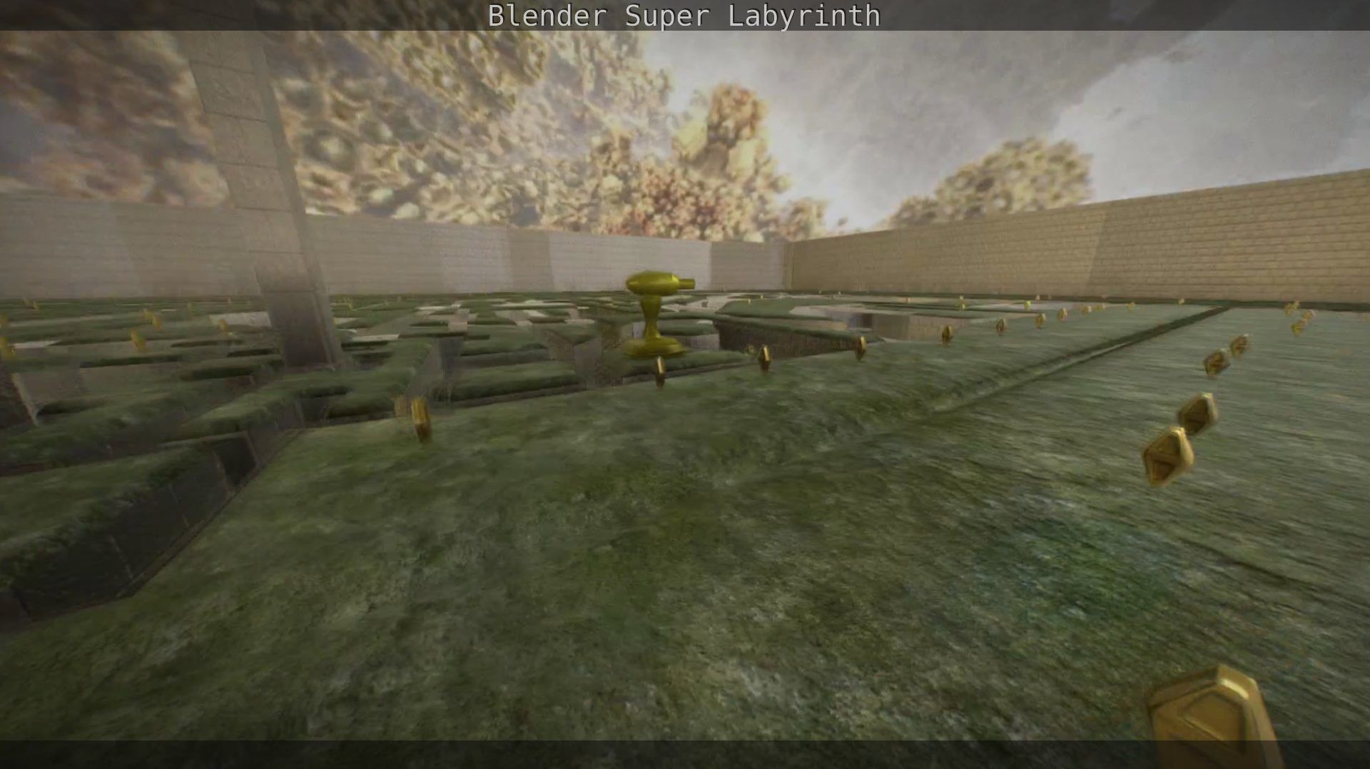 Blender Super Labyrinth Blender Game Engine Free low-poly 3D model_155