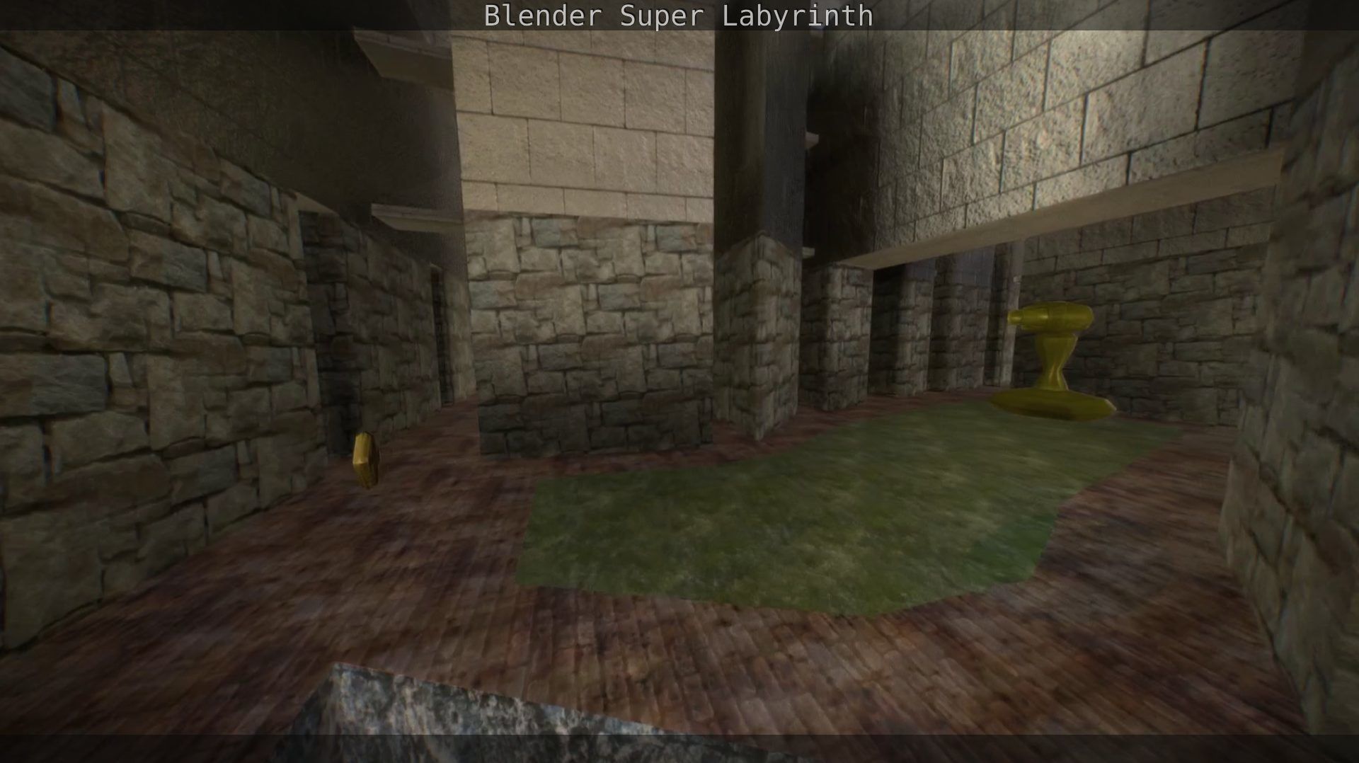 Blender Super Labyrinth Blender Game Engine Free low-poly 3D model_31