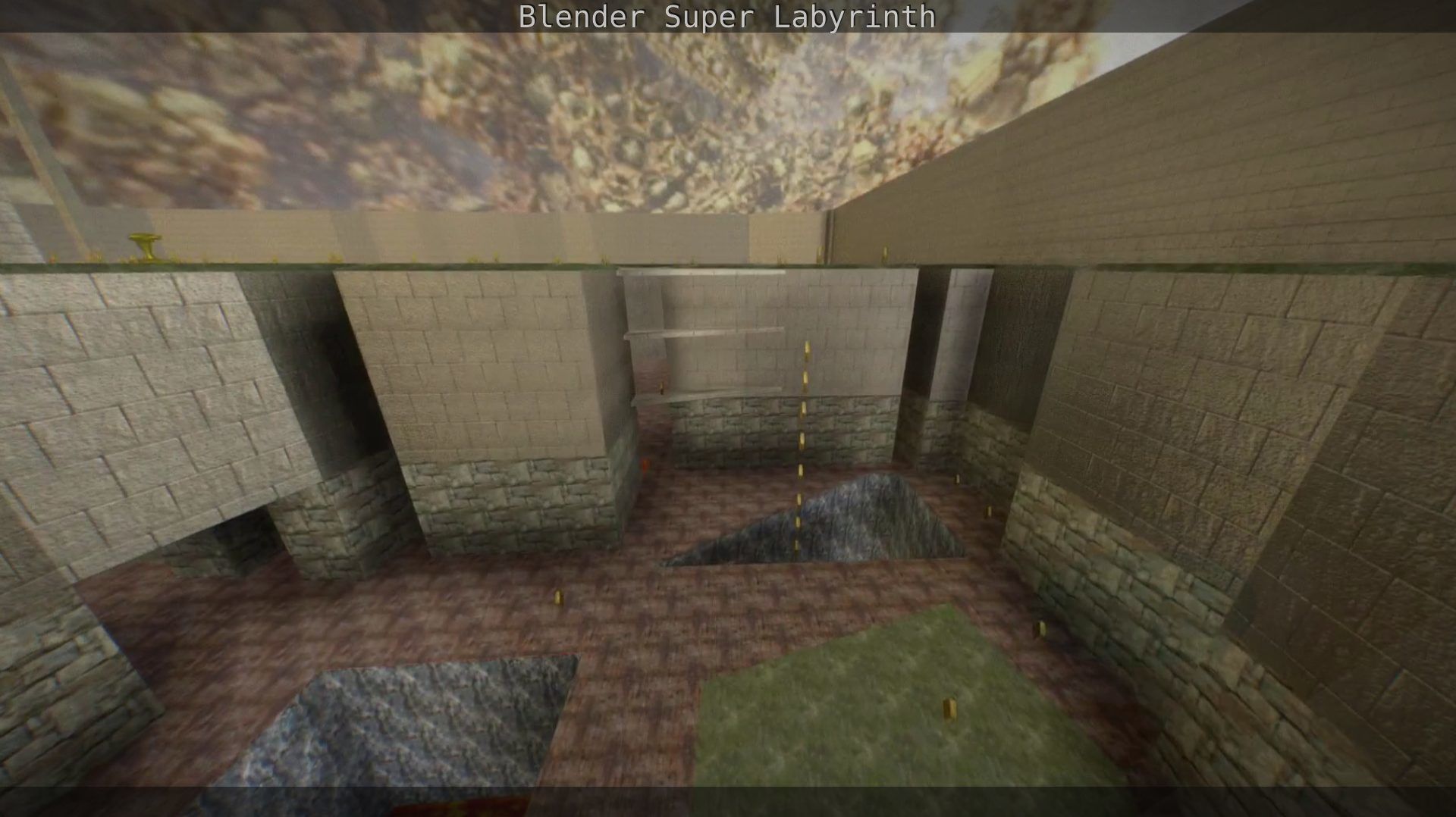 Blender Super Labyrinth Blender Game Engine Free low-poly 3D model_73