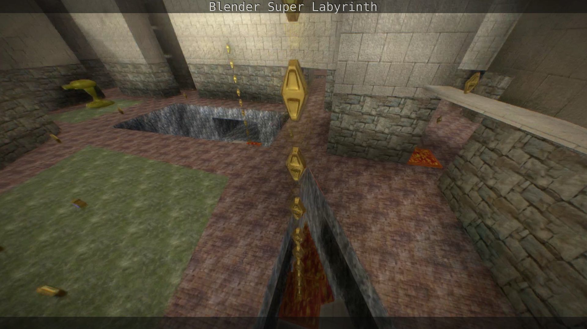 Blender Super Labyrinth Blender Game Engine Free low-poly 3D model_86