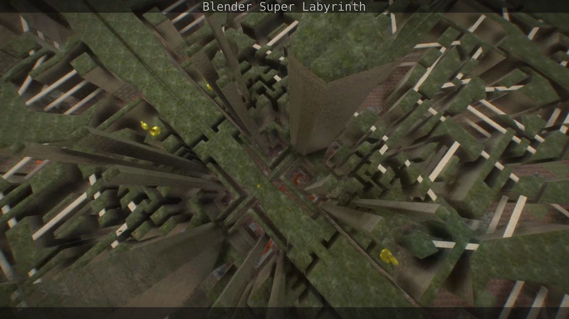 Blender Super Labyrinth Blender Game Engine Free low-poly 3D model_95