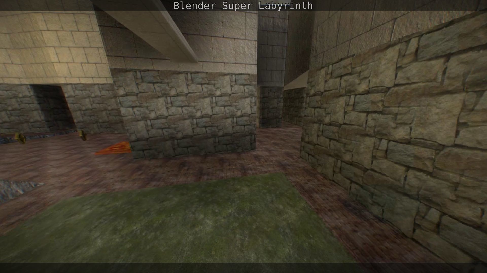 Blender Super Labyrinth Blender Game Engine Free low-poly 3D model_108