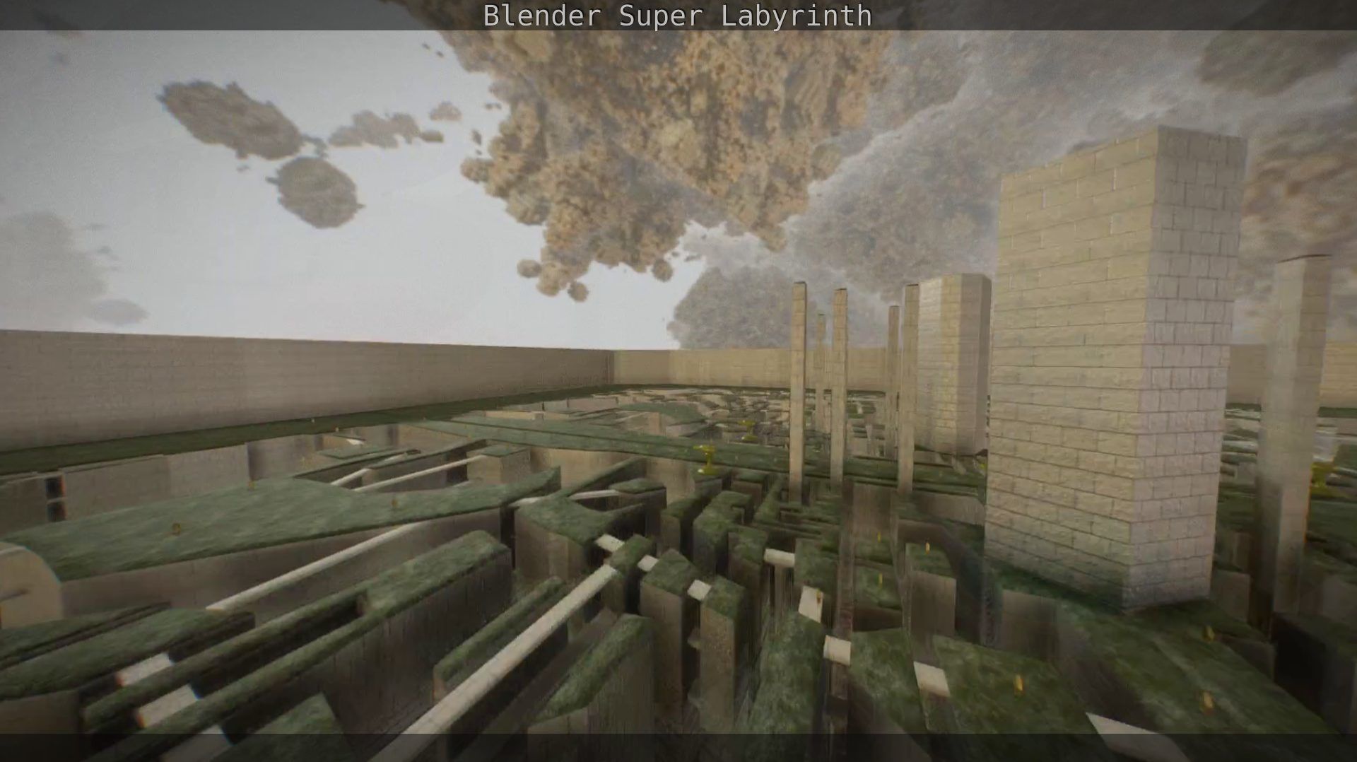 Blender Super Labyrinth Blender Game Engine Free low-poly 3D model_60