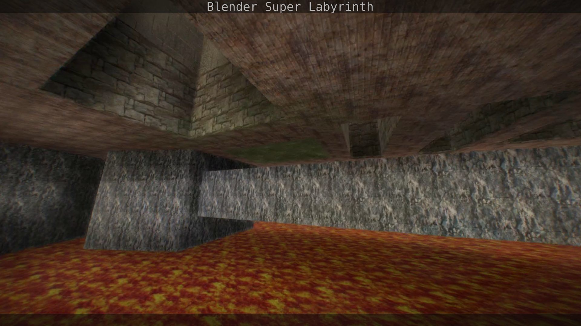 Blender Super Labyrinth Blender Game Engine Free low-poly 3D model_52