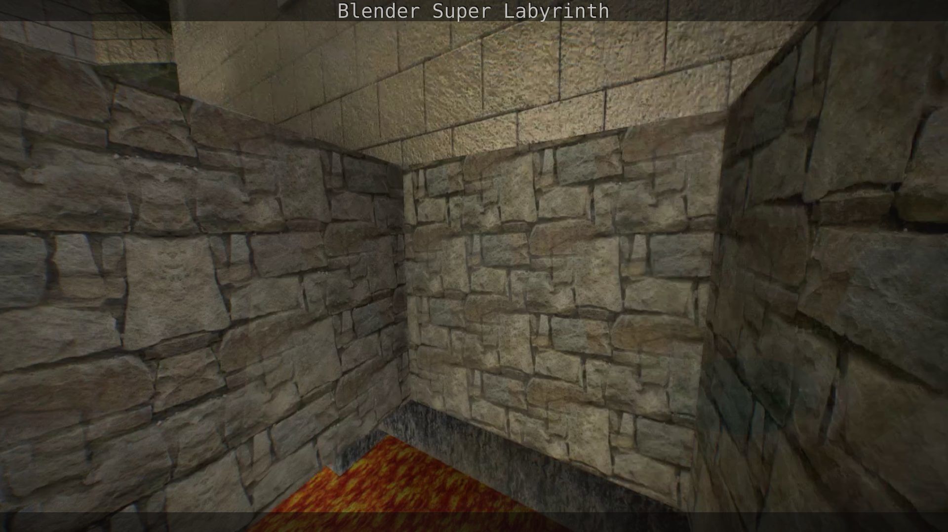 Blender Super Labyrinth Blender Game Engine Free low-poly 3D model_51