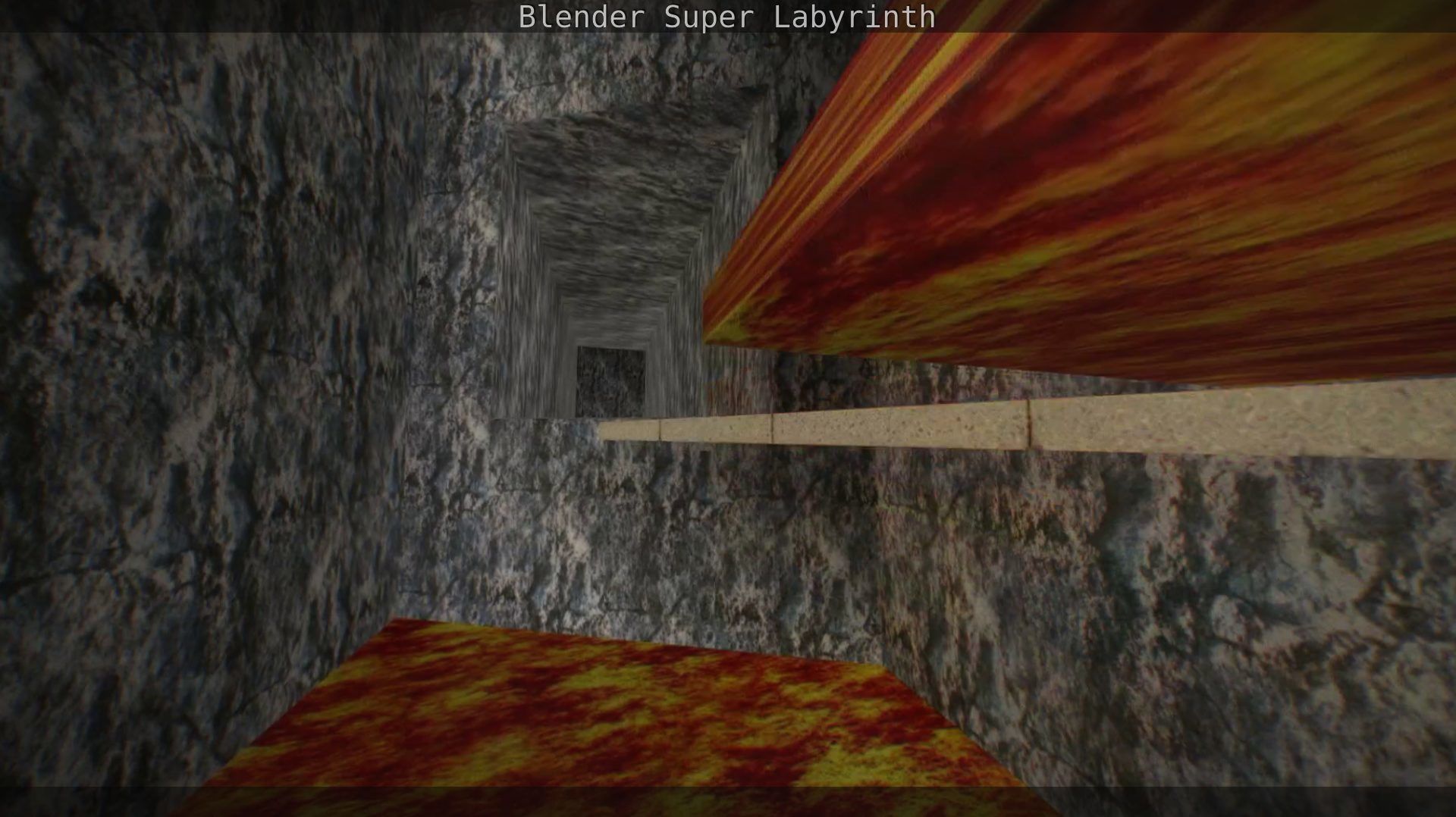 Blender Super Labyrinth Blender Game Engine Free low-poly 3D model_15