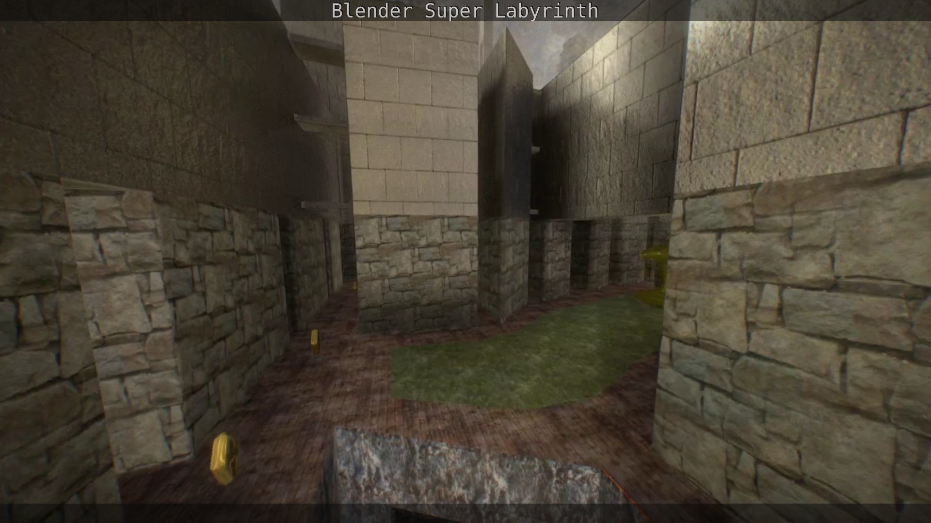 Blender Super Labyrinth Blender Game Engine Free low-poly 3D model_32