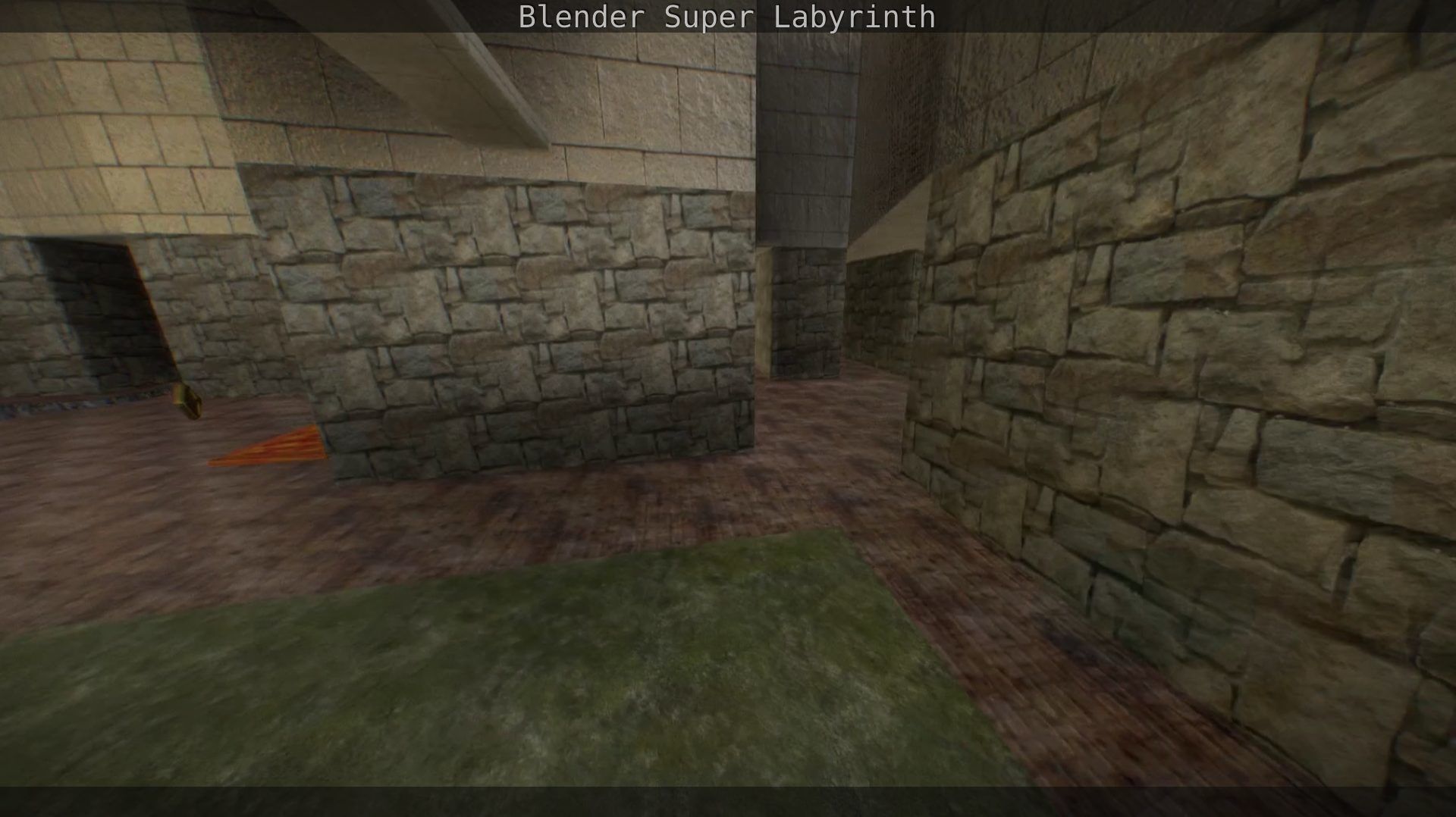 Blender Super Labyrinth Blender Game Engine Free low-poly 3D model_106