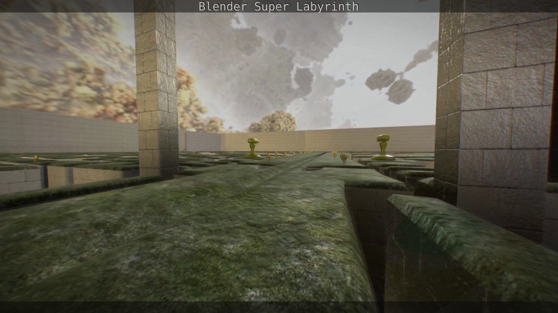Blender Super Labyrinth Blender Game Engine Free low-poly 3D model_160