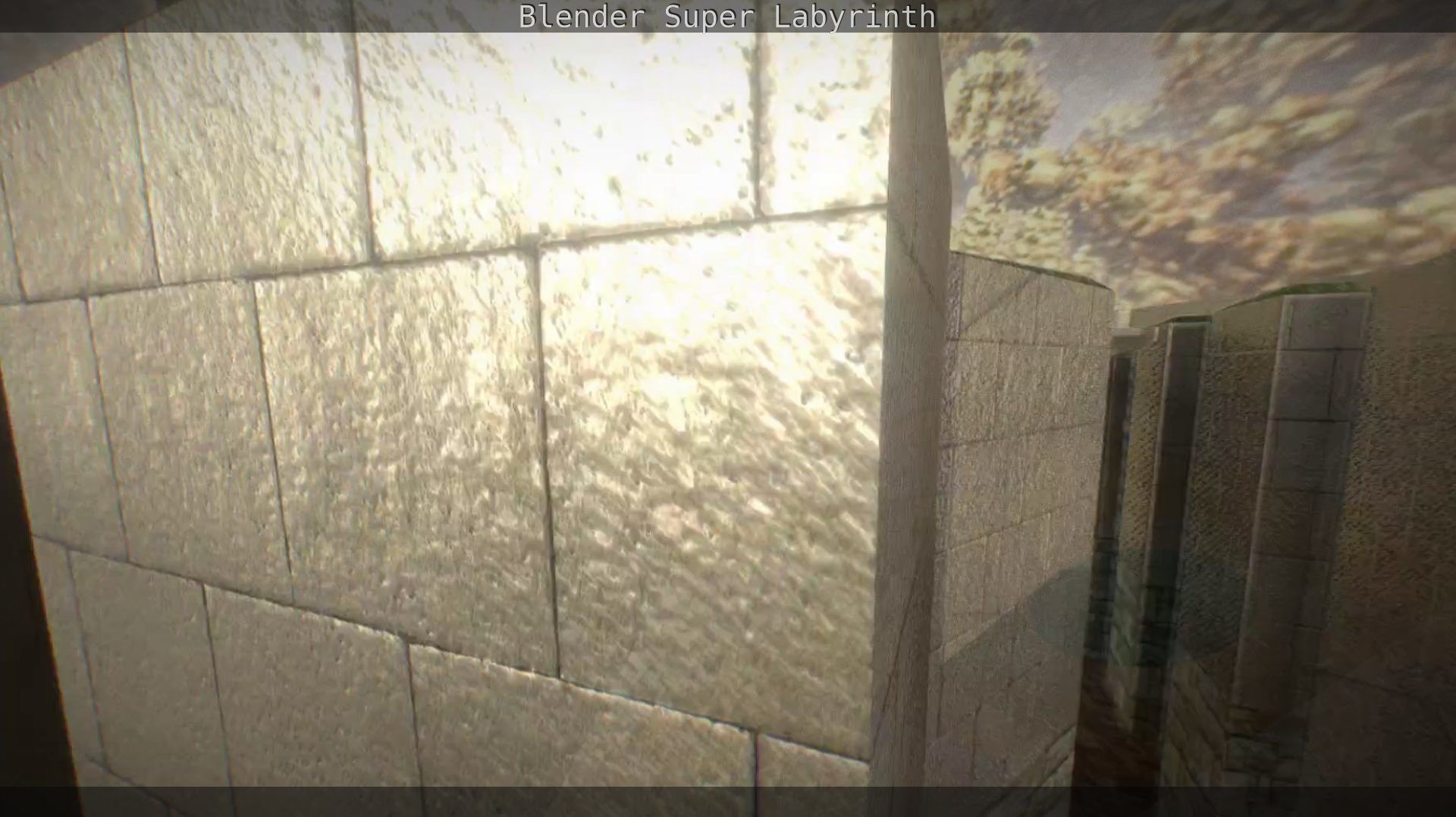 Blender Super Labyrinth Blender Game Engine Free low-poly 3D model_63