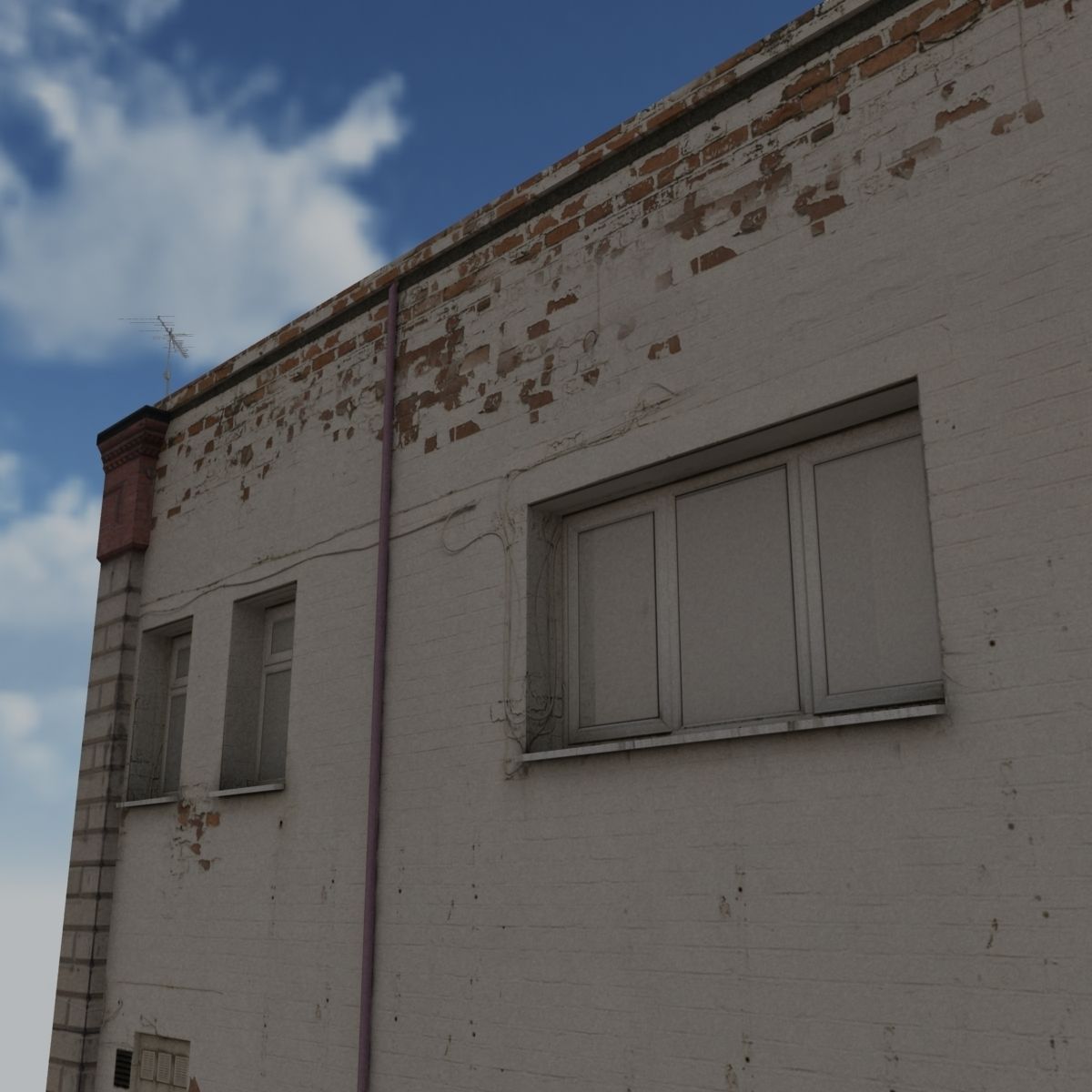 Apartment House Low Poly 3d Model 152 Low-poly 3D model_9