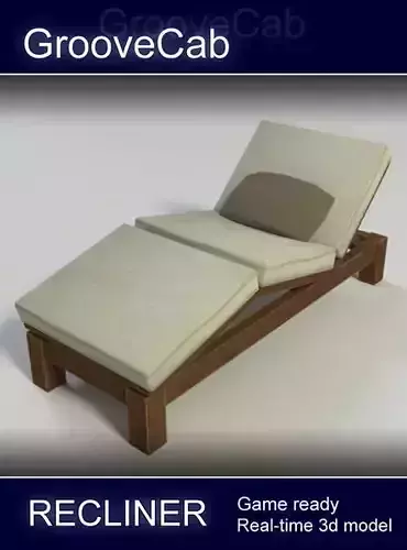 Recliner - Low Poly chaise lounge